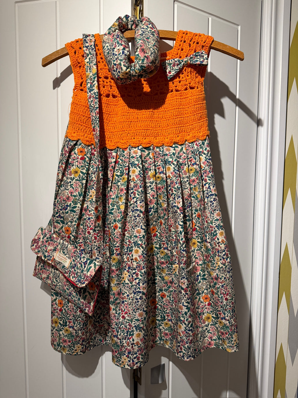 Miranda Dress 7-8y + 2 Hair Accessories (26092)