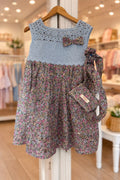 Kids Dress (Blue/Purple)