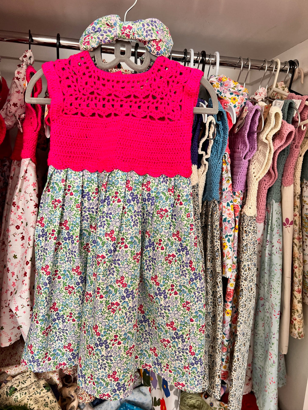 Miranda Dress 3-4y + 4 Hair Accessories (25057)