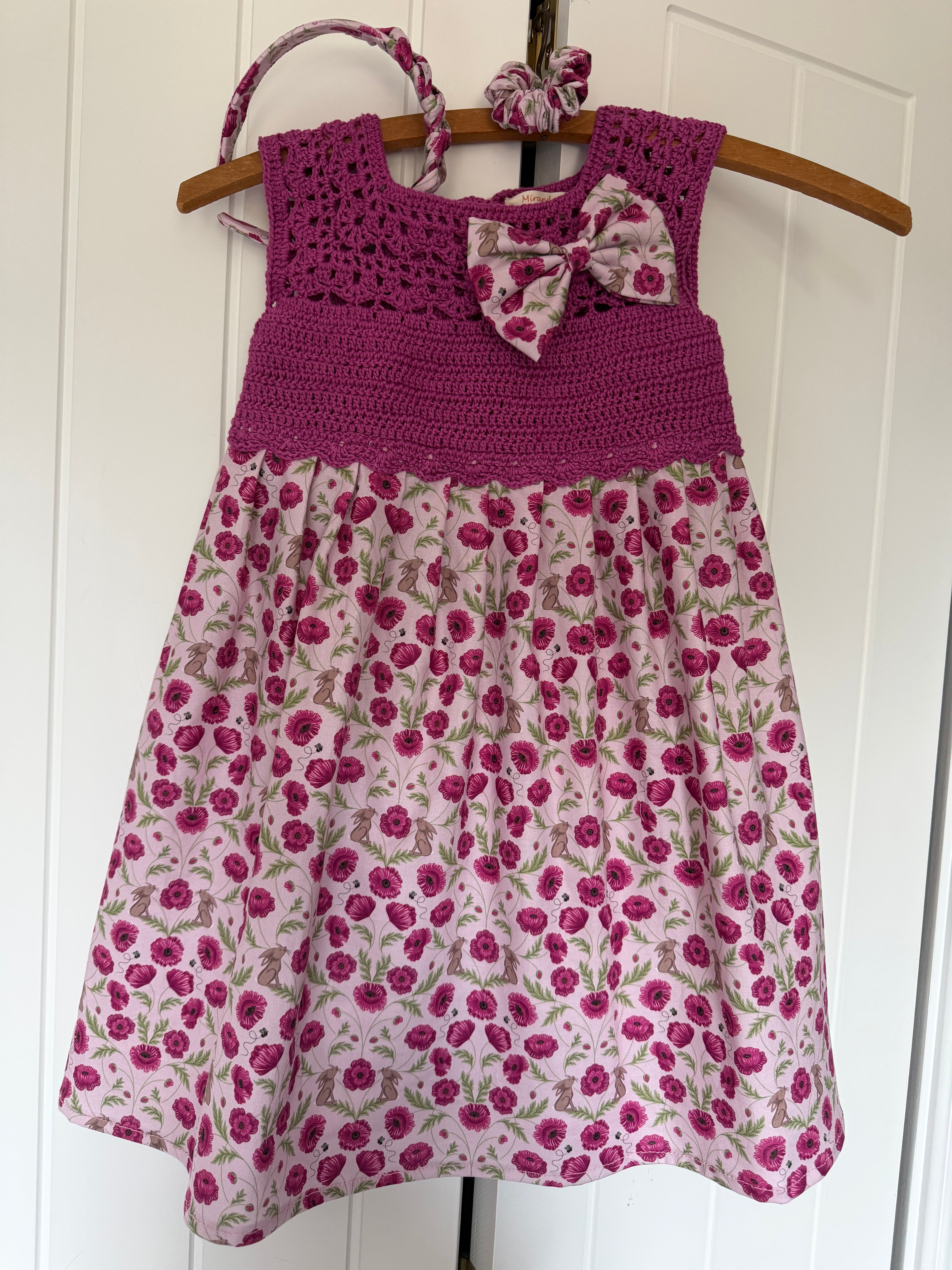 Miranda Dress 4-5y + 3 Hair Accessories (26110)