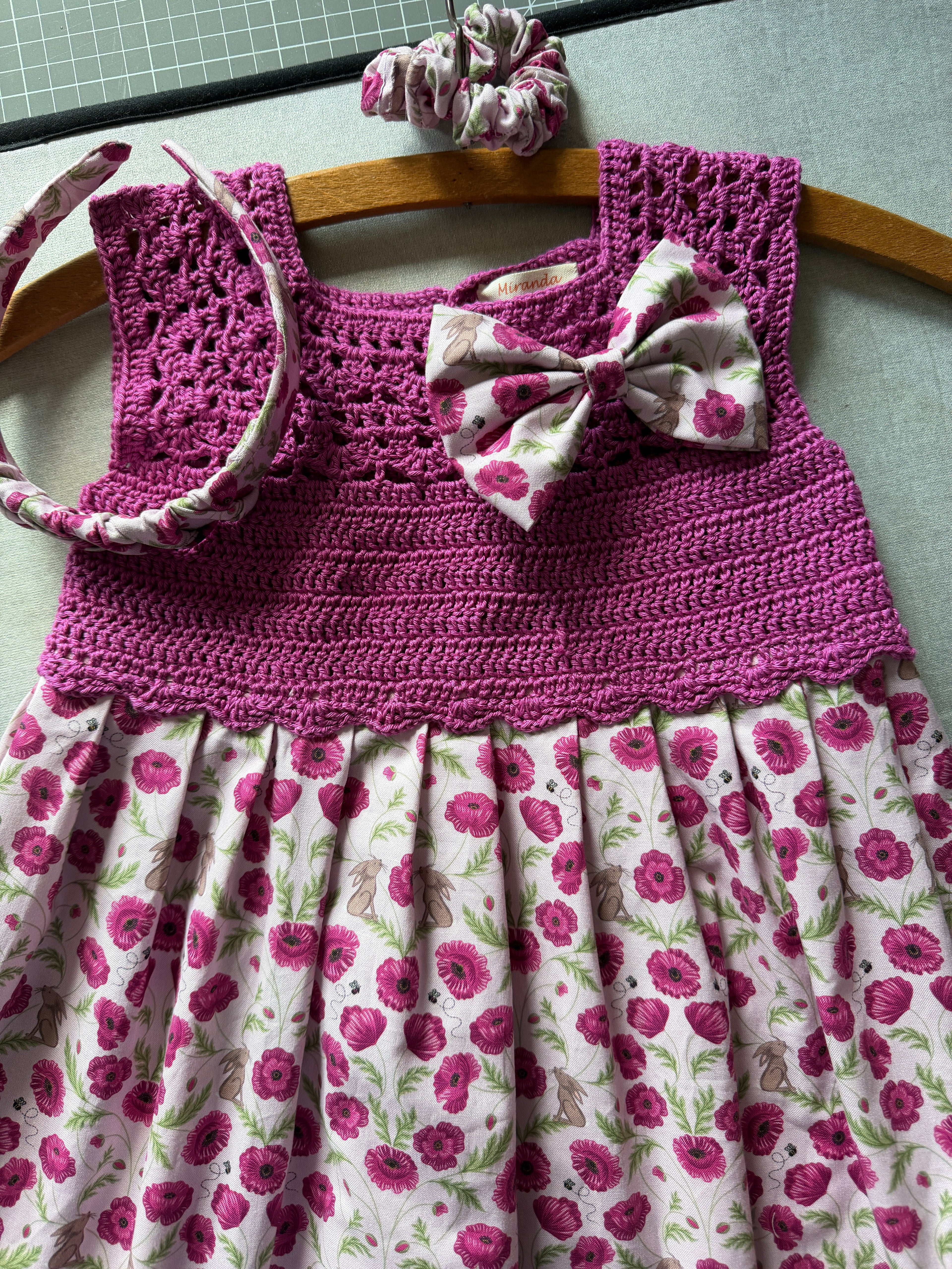 Miranda Dress 4-5y + 3 Hair Accessories (26110)
