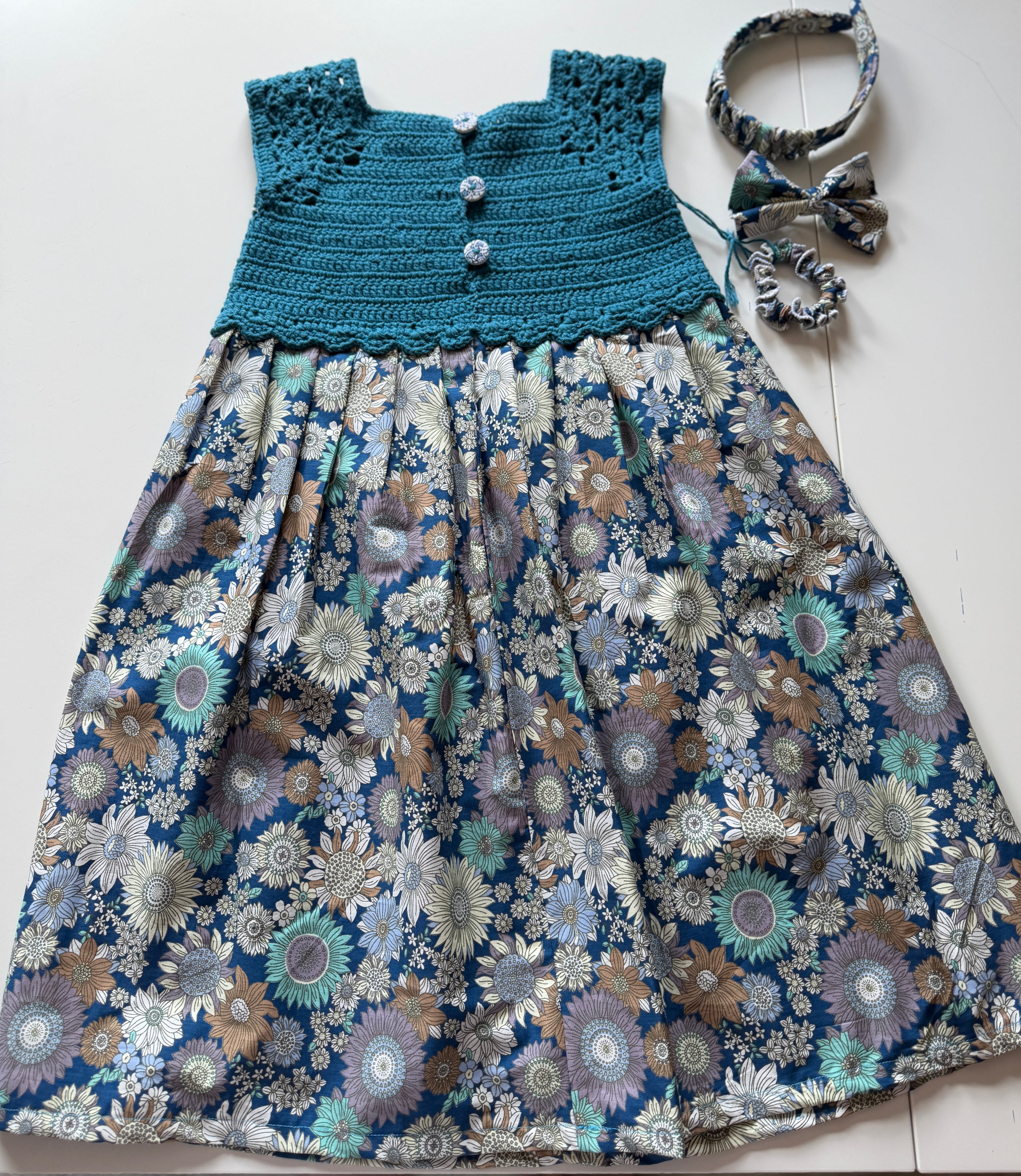 Miranda Dress 5-6y + 3 Hair Accessories (26106)