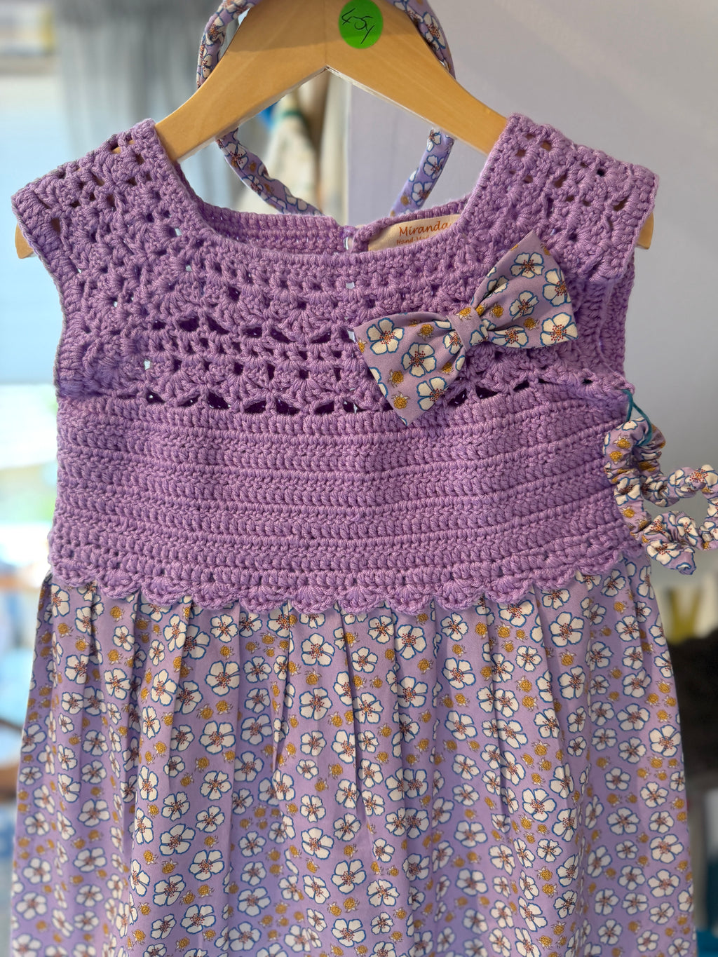 Miranda Dress 4-5y (26100) + 3 Hair Accessories