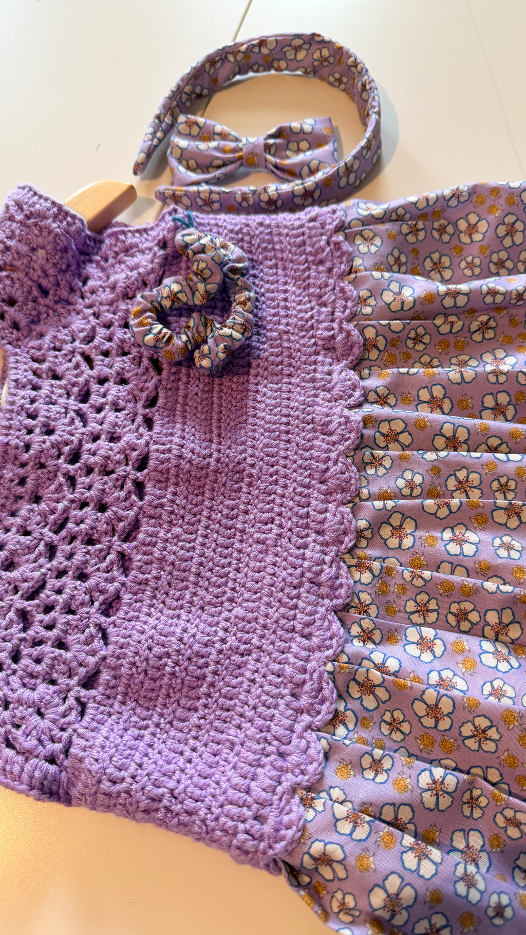 Miranda Dress 4-5y (26100) + 3 Hair Accessories