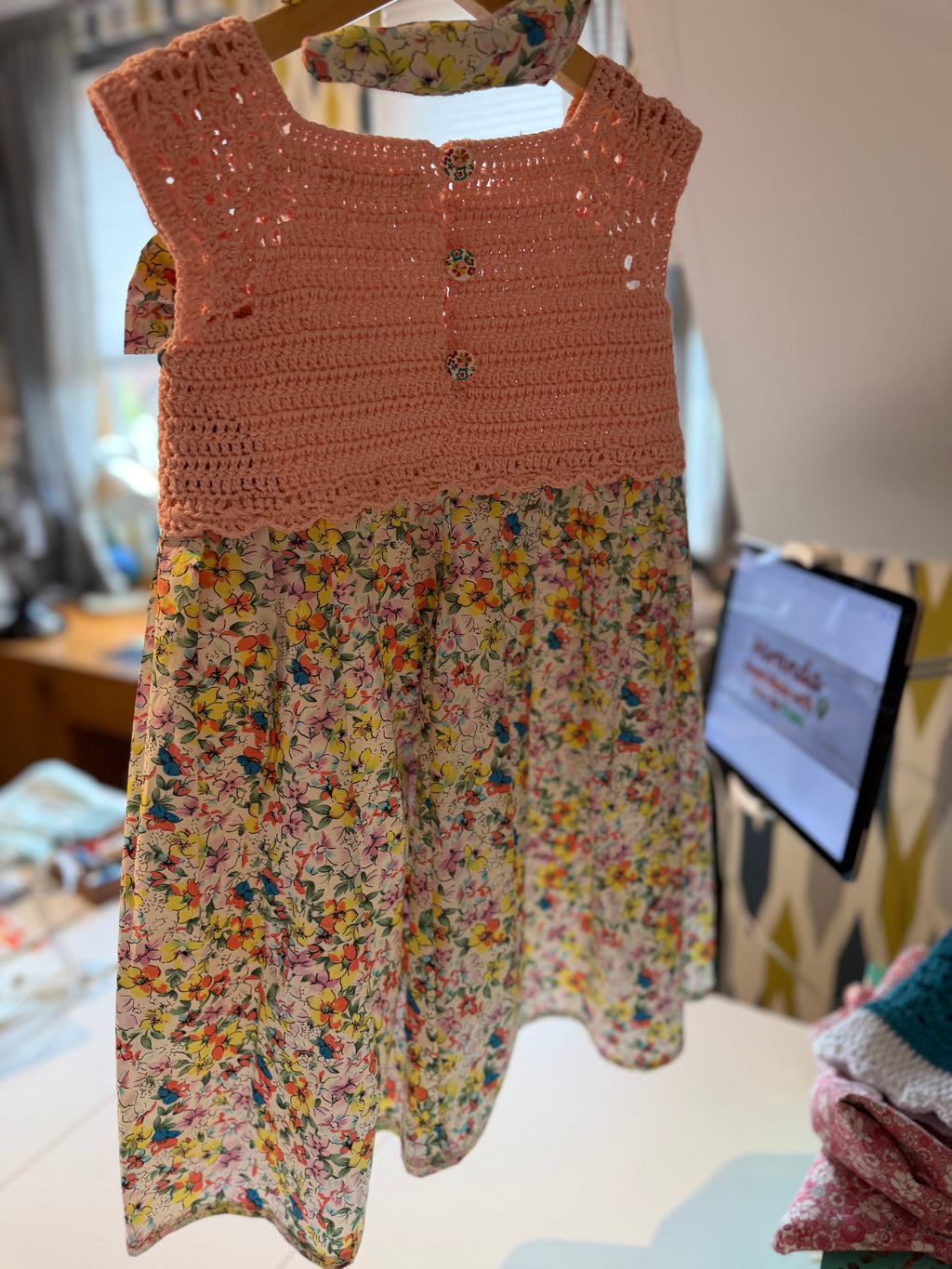 Miranda Dress 5-6y + 2 Hair Accessories (26098)
