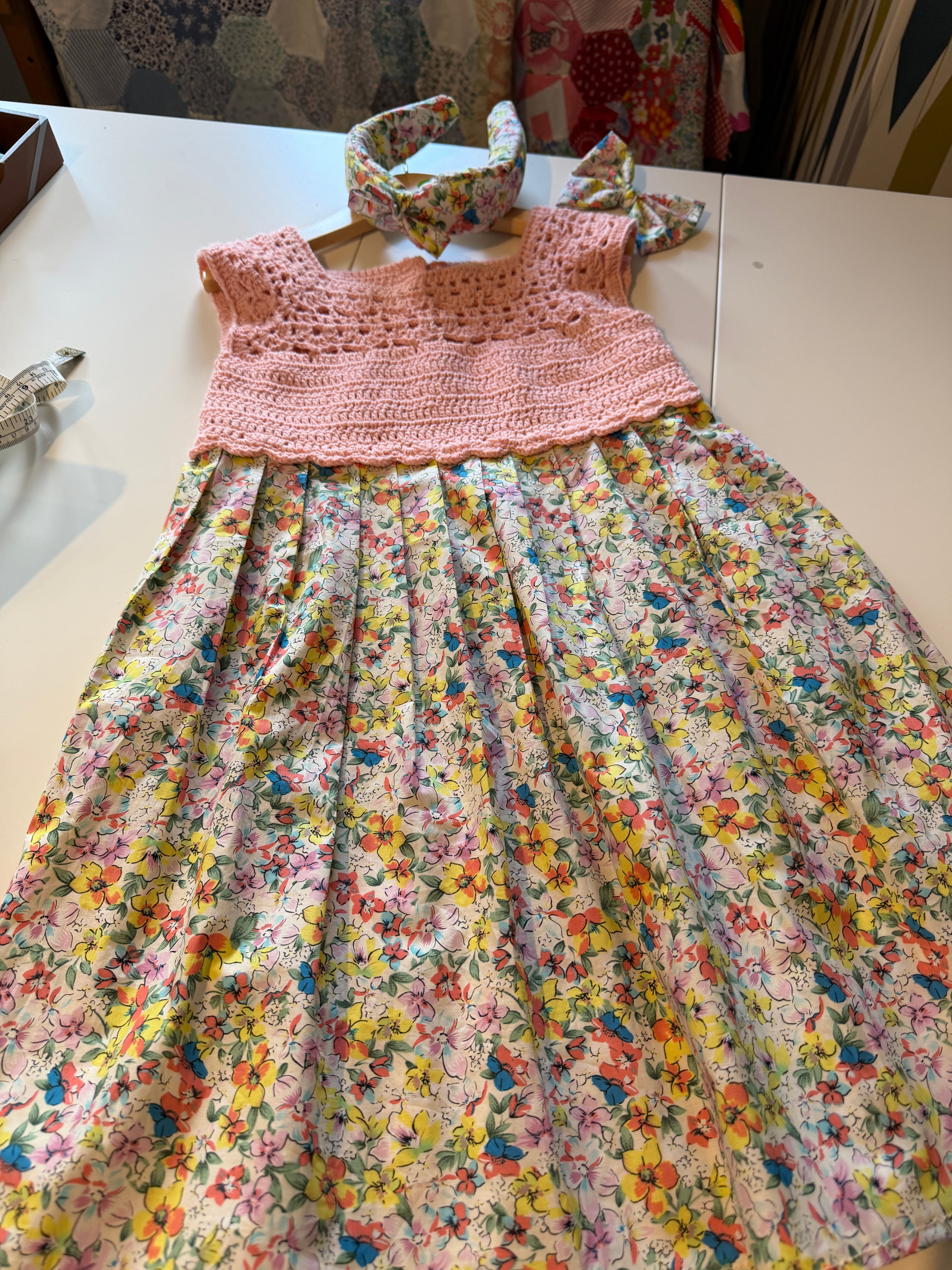 Miranda Dress 5-6y + 2 Hair Accessories (26098)
