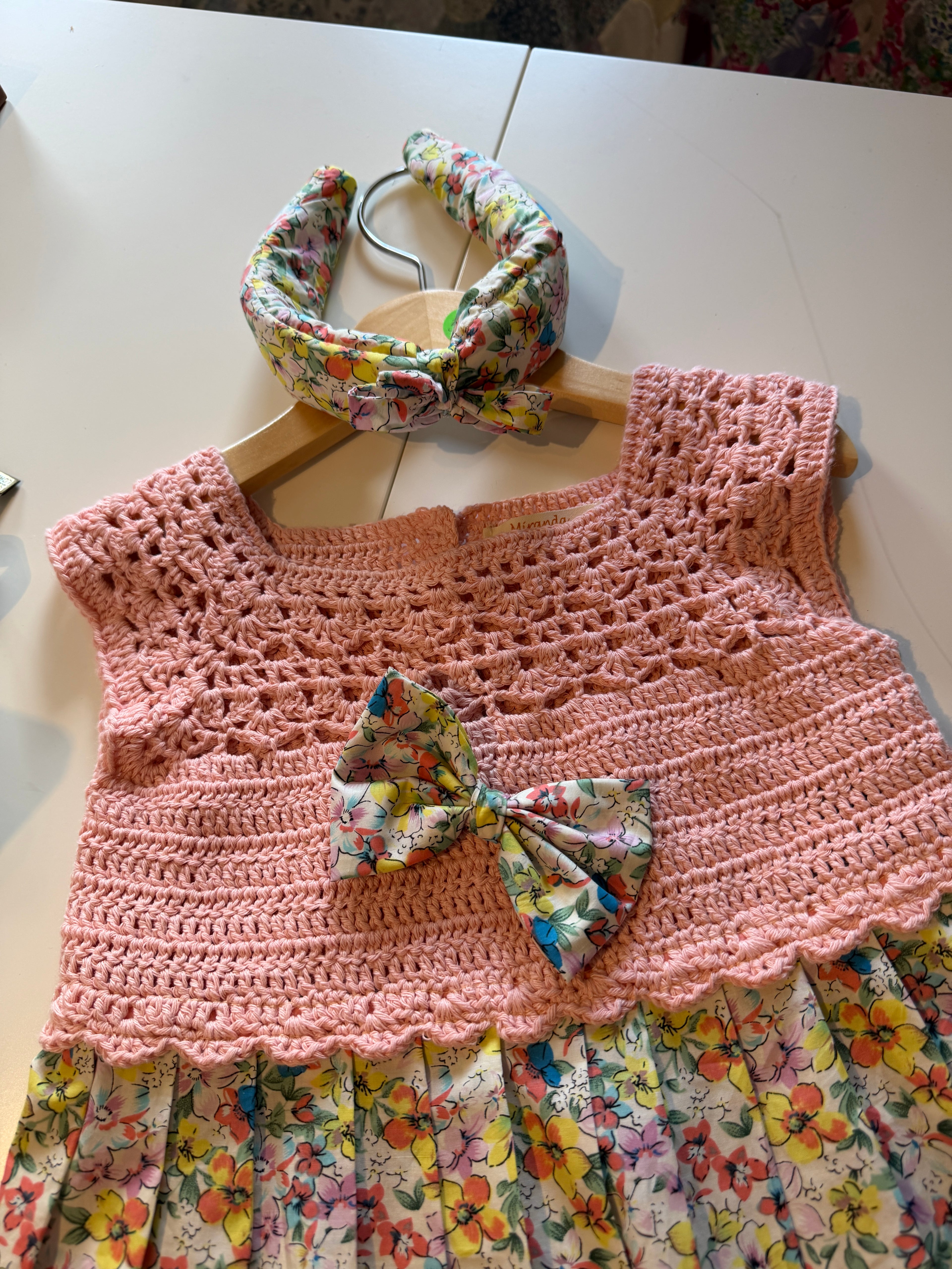 Miranda Dress 5-6y + 2 Hair Accessories (26098)