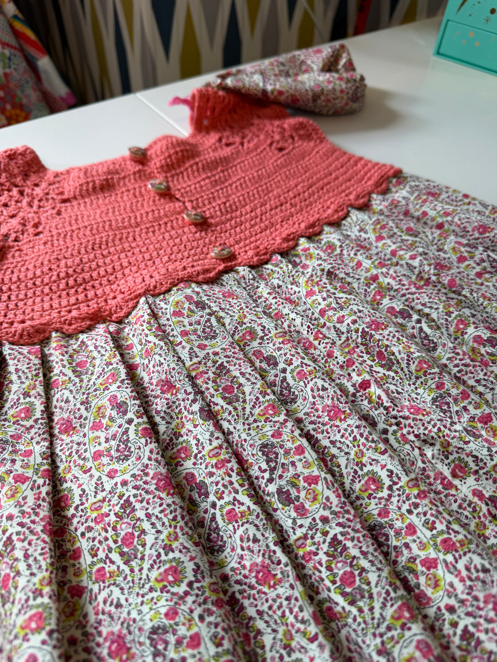 Miranda Dress 7-8Y + 1 Hair Accessory (25052)