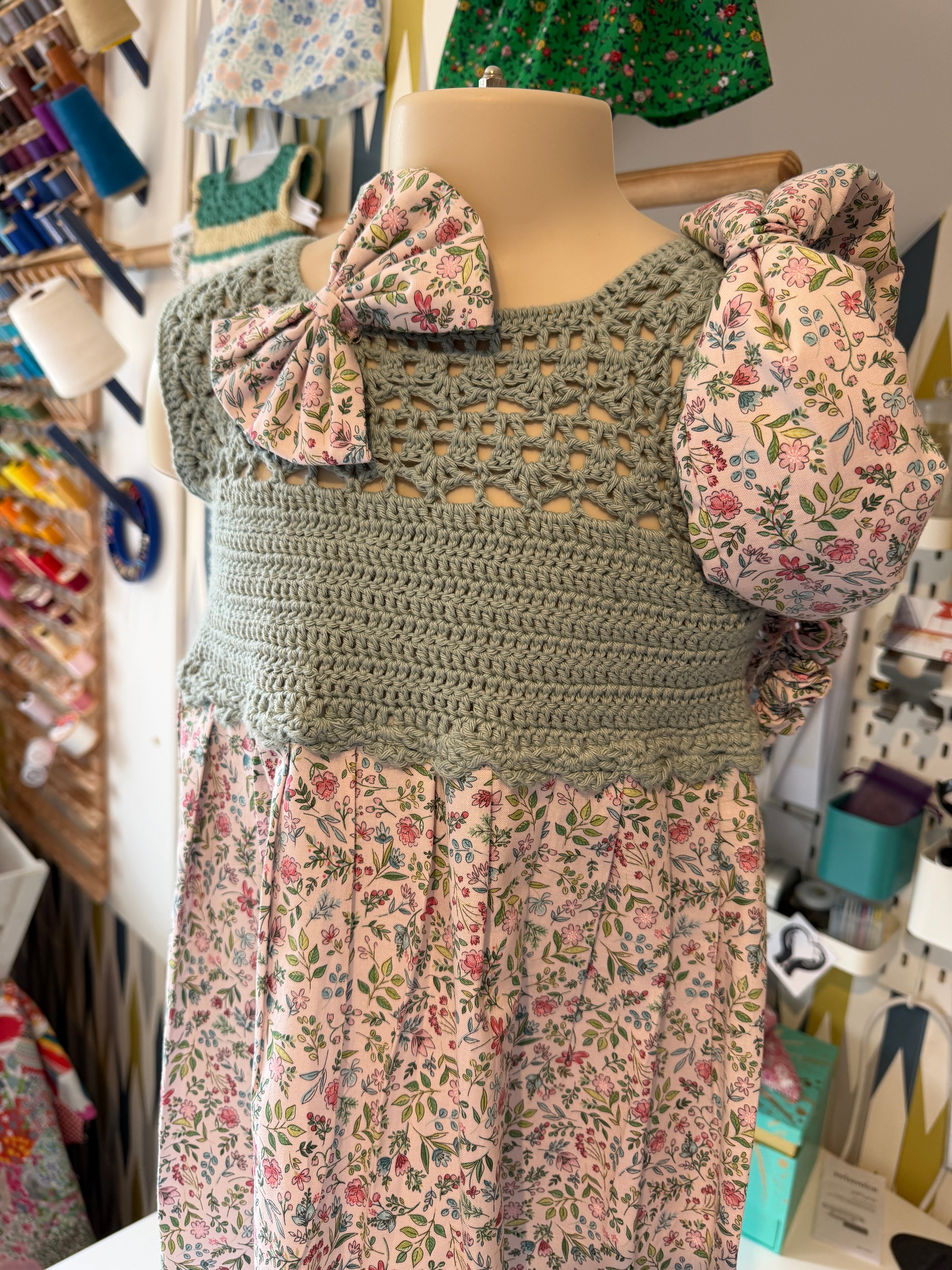 Miranda Dress 7-8y + 3 Hair Accessories (26079)