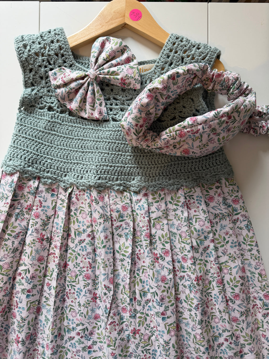 Miranda Dress 7-8y + 3 Hair Accessories (26079)