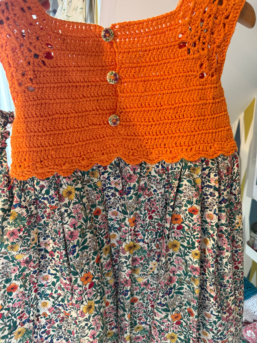 Miranda Dress 7-8y + 2 Hair Accessories (26092)