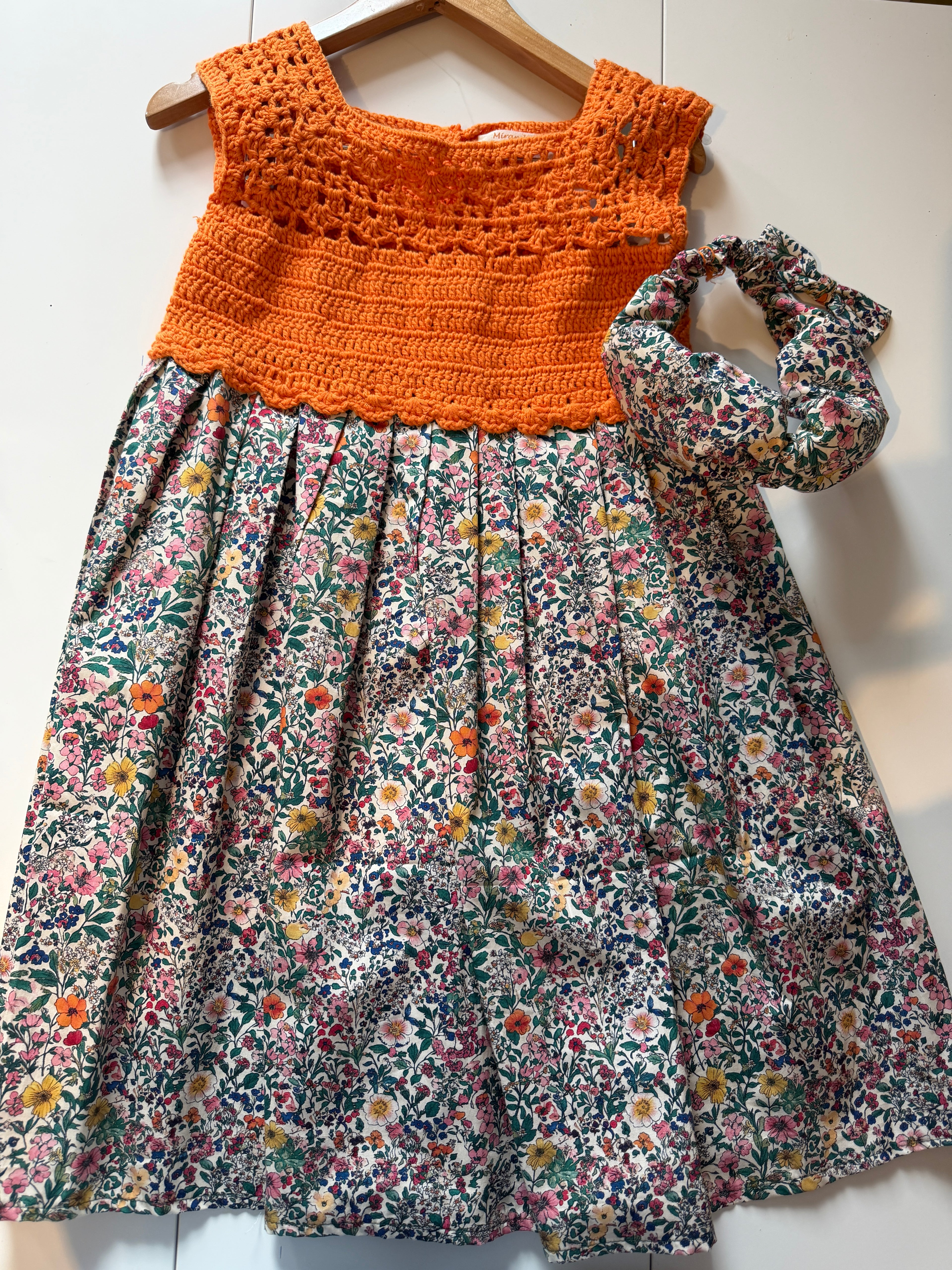 Miranda Dress 7-8y + 2 Hair Accessories (26092)