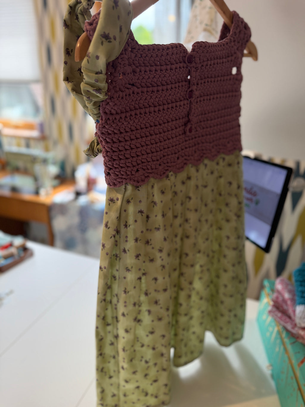 Miranda Dress 9-10y + 2 Hair Accessories (26091)