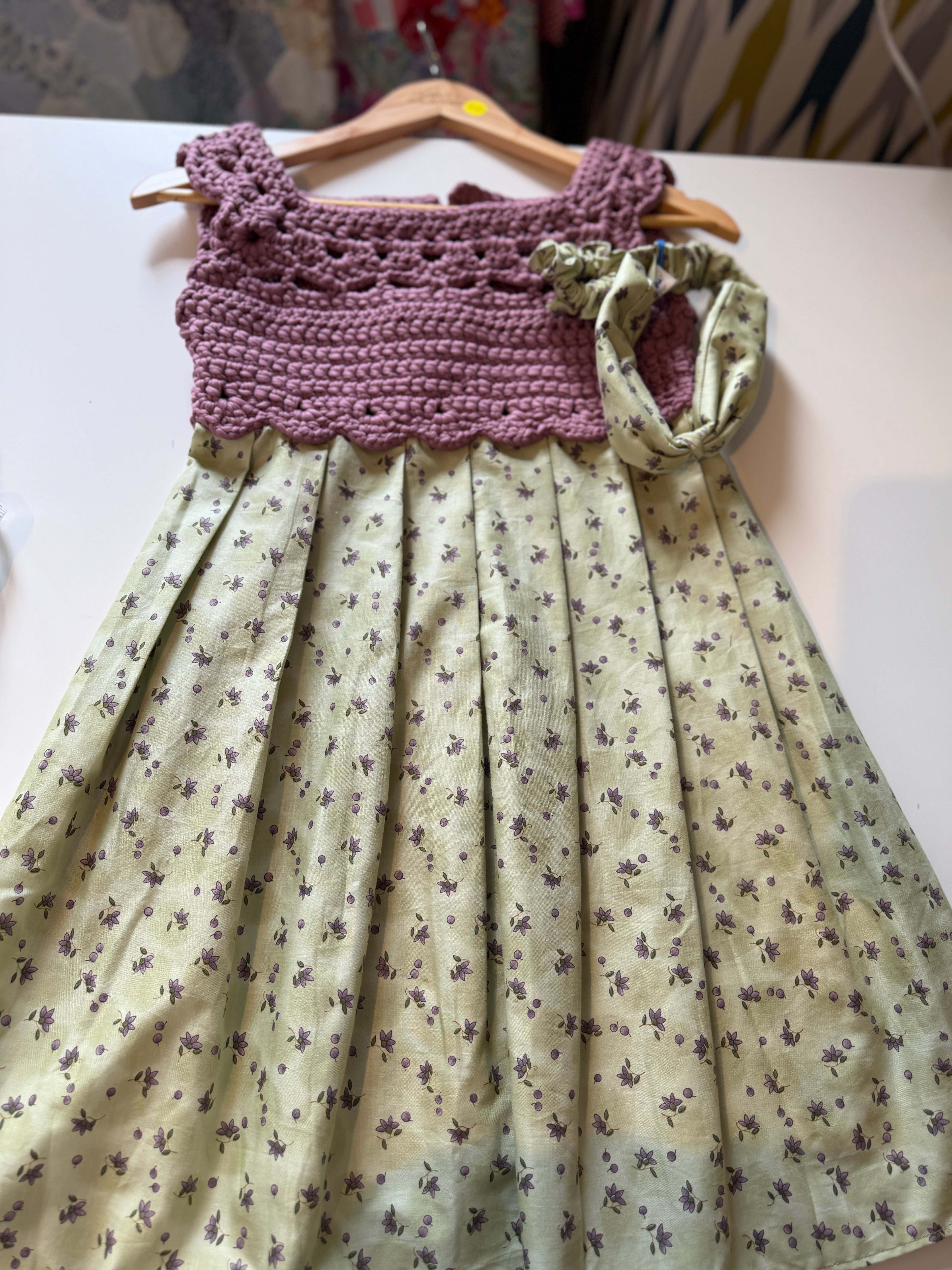 Miranda Dress 9-10y + 2 Hair Accessories (26091)