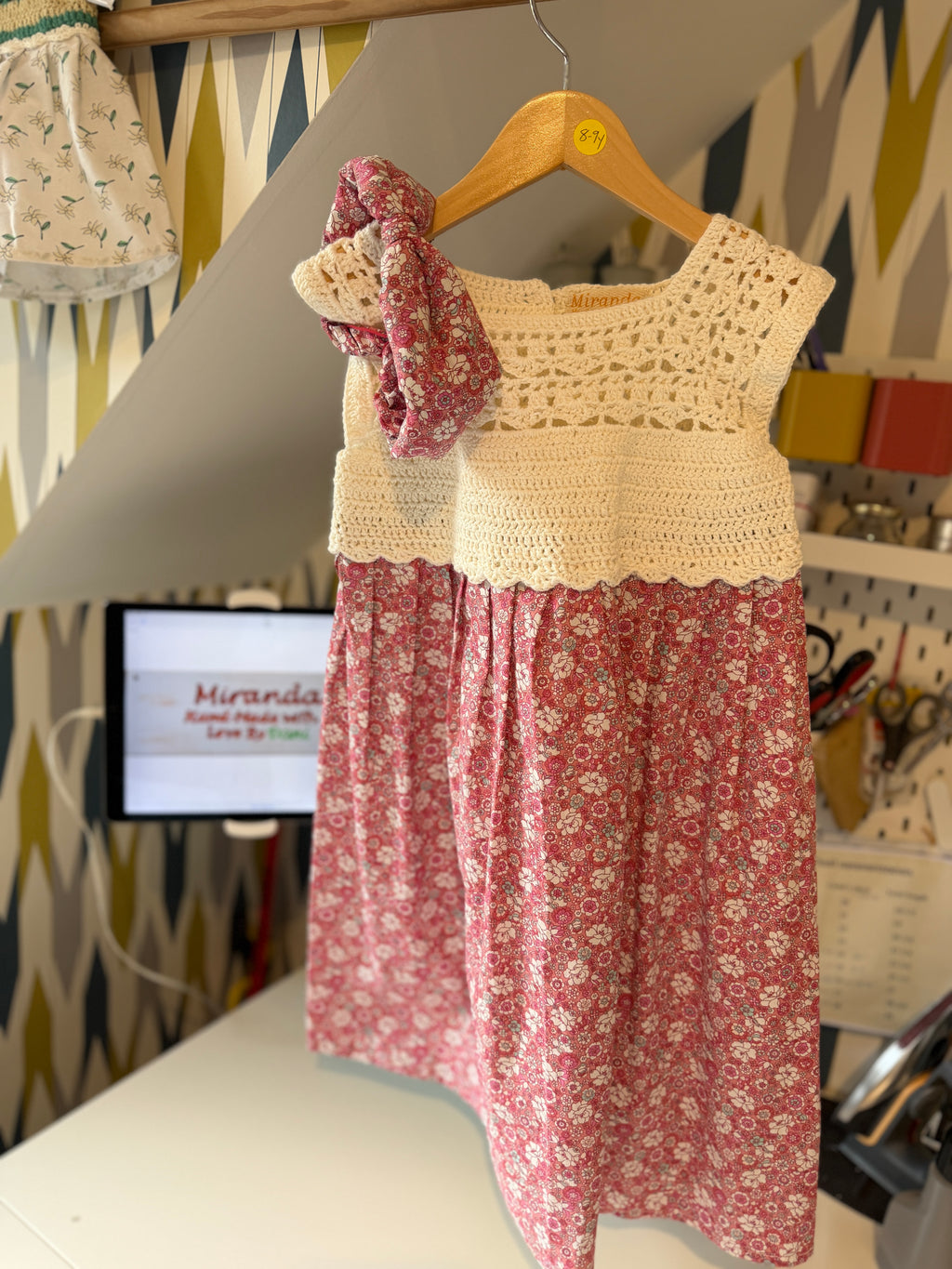 Miranda Dress 8-9y + 1 Hair Accessory (26068)