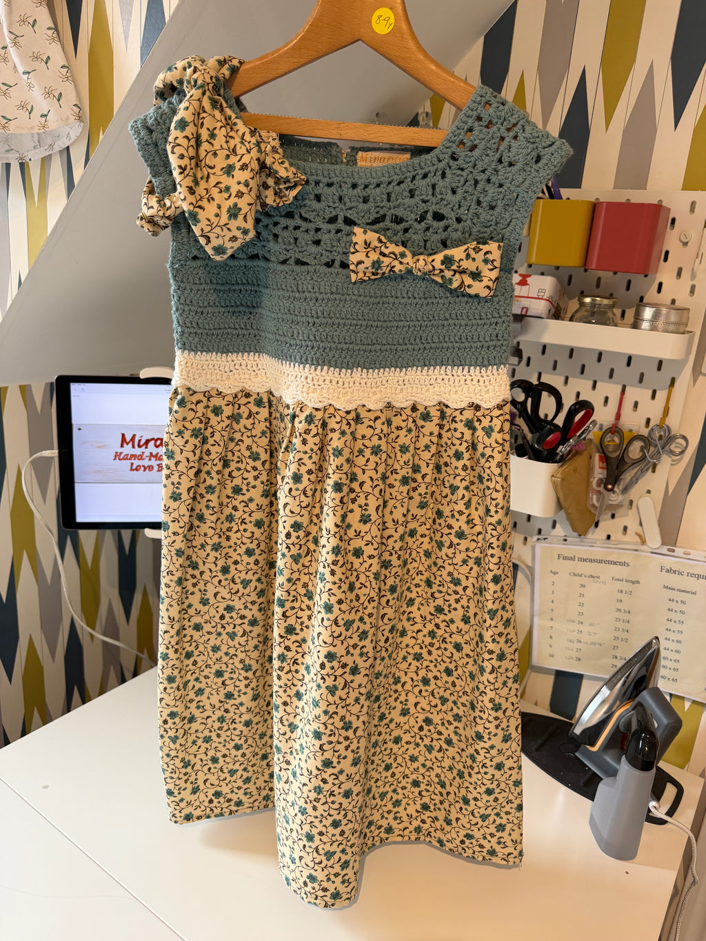 Miranda Dress 8-9y + 3 Hair Accessories (26067)
