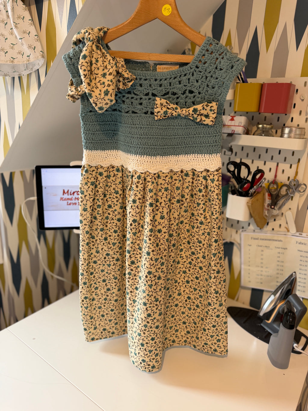 Miranda Dress 8-9y + 3 Hair Accessories (26067)