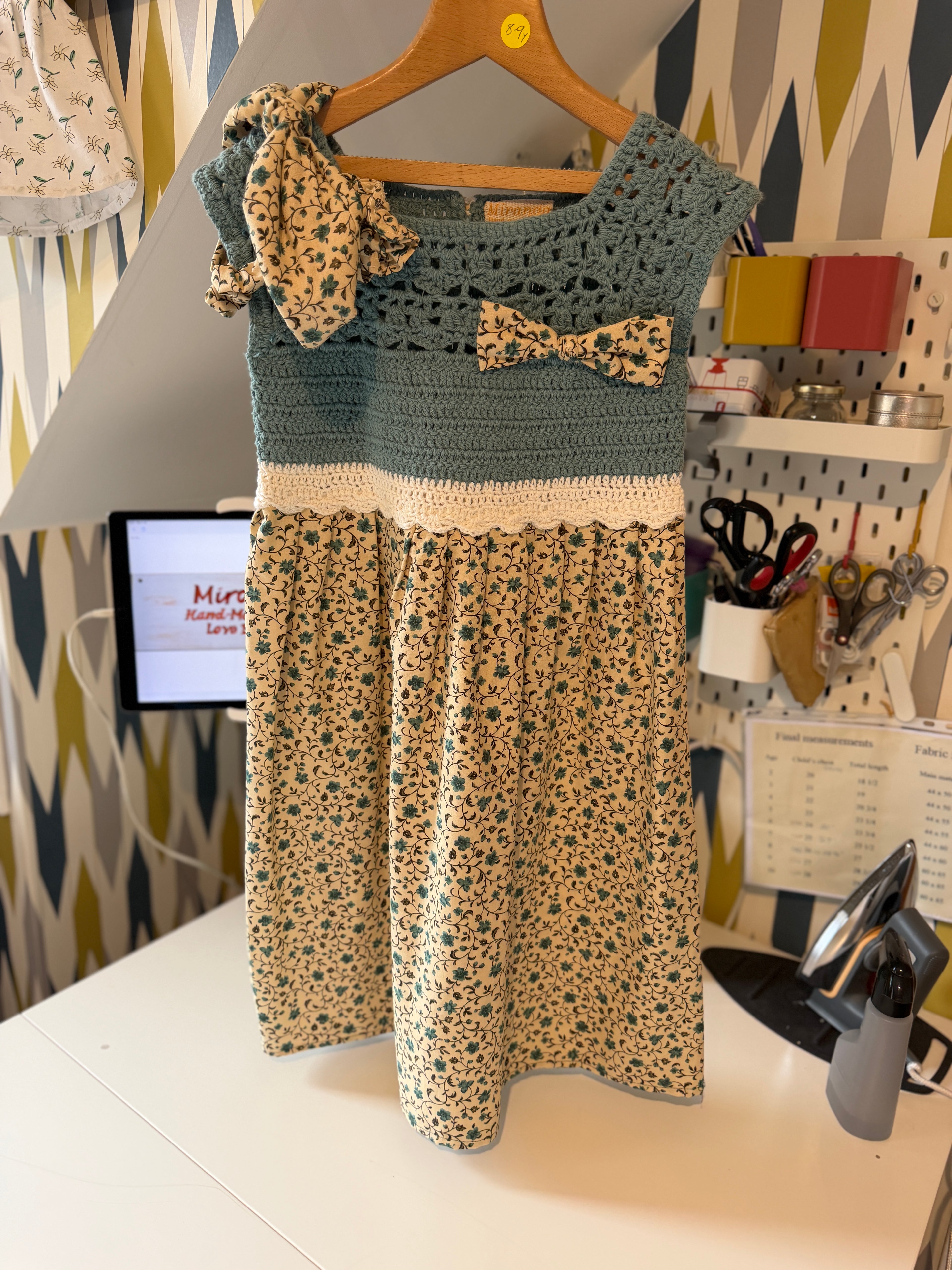 Miranda Dress 8-9y + 3 Hair Accessories (26067)